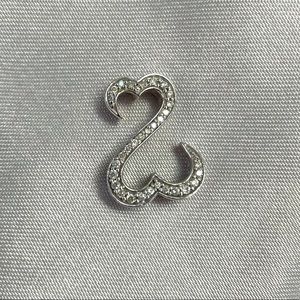 Open heart Kay pendant